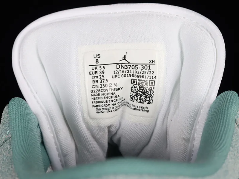 All categories Air Jordan Jordan series basketball shoes Air Jordan 1 Low Z version Air Jordan 1 Low "New Emerald" AJ1 Joe 1 Emerald Blue Retro basketball shoes DN3705-301